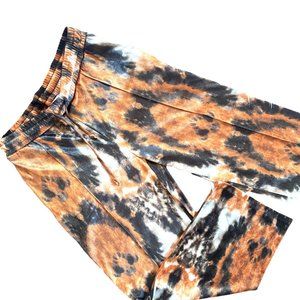 TOPSHOP Joggers Womens Large Tie Dye Velour Lounge Pants